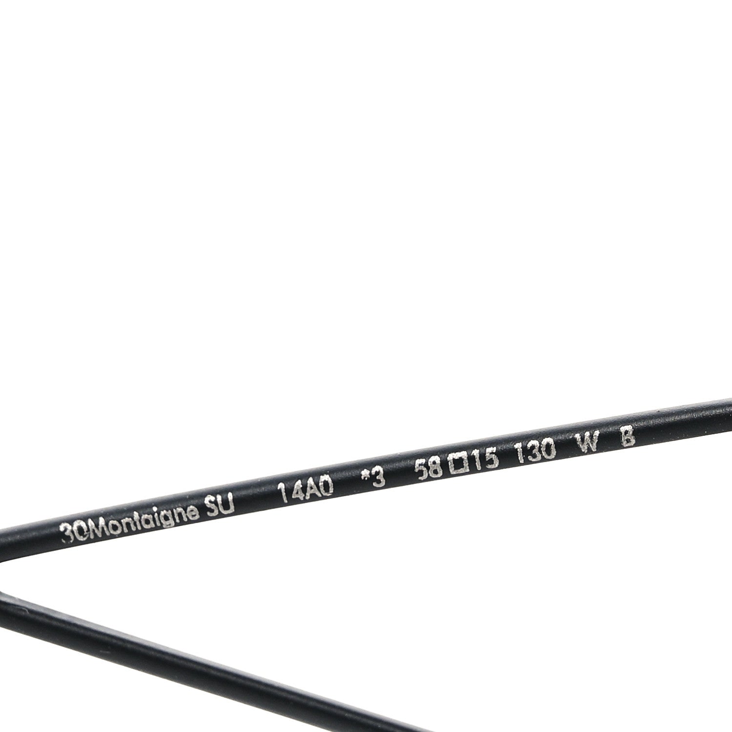 Christian Dior Acetate Monochrome Square 30 Montaigne SU Sunglasses Black 6 of 7