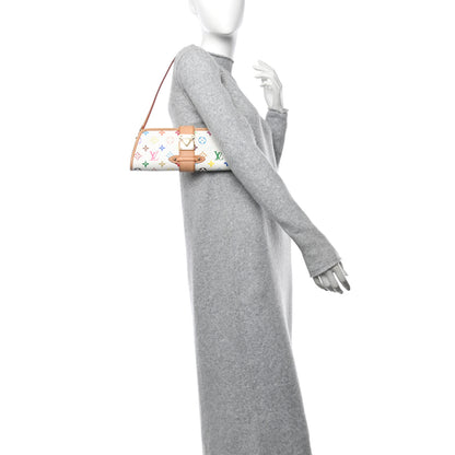 Louis Vuitton Monogram Multicolor Shirley White 2 of 11