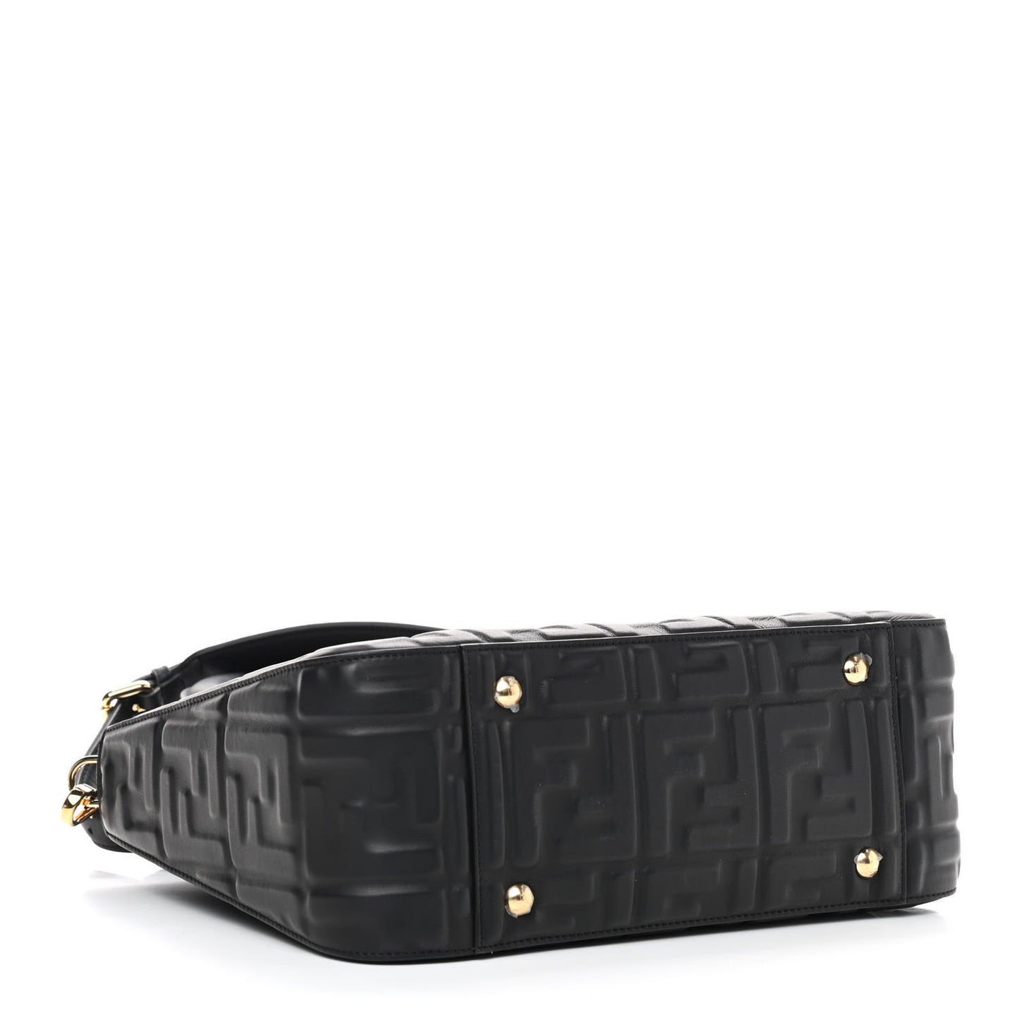 Nappa FF 1974 Embossed Small FF Tote Black