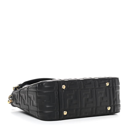 Fendi Nappa FF 1974 Embossed Small FF Tote Black 4 of 8