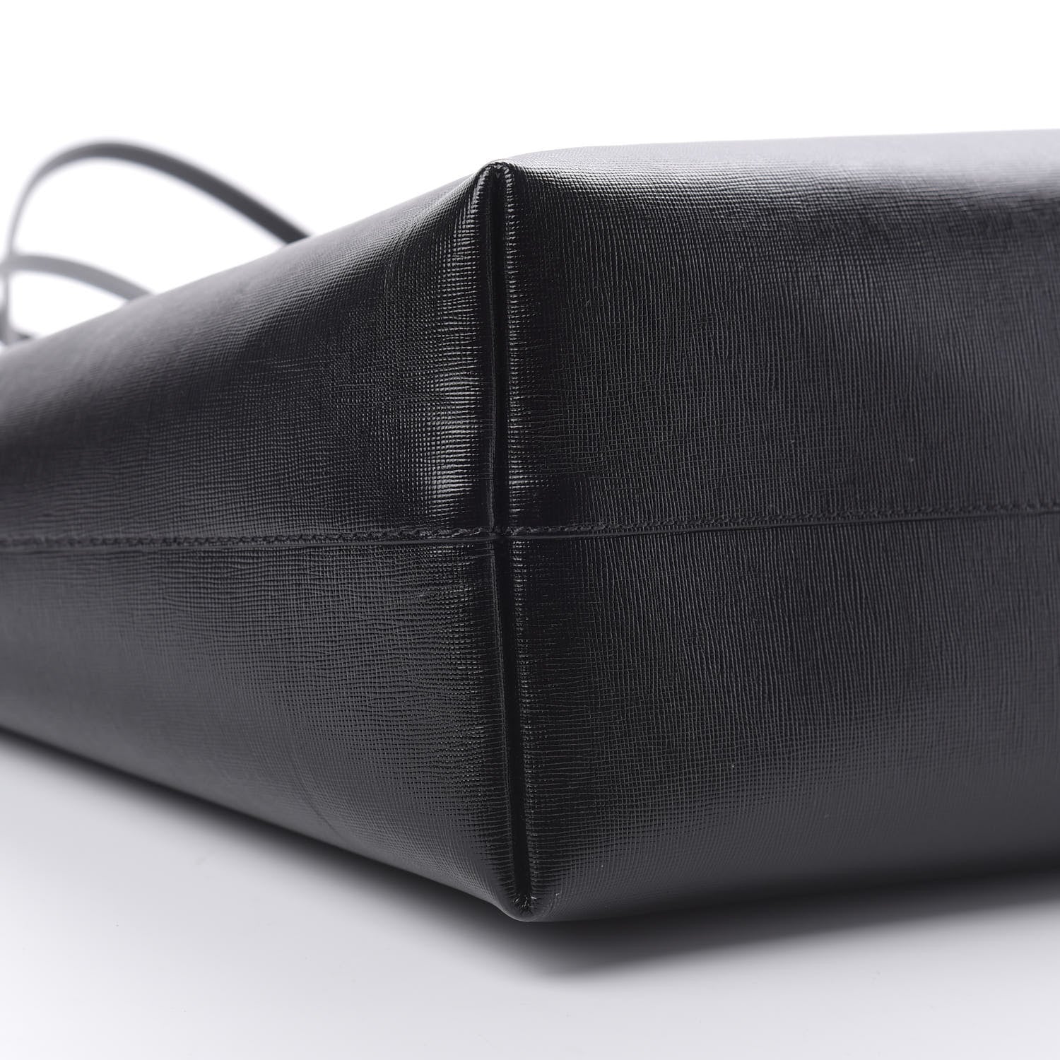 Versace Saffiano Palazzo Medusa Tote Black 9 of 10