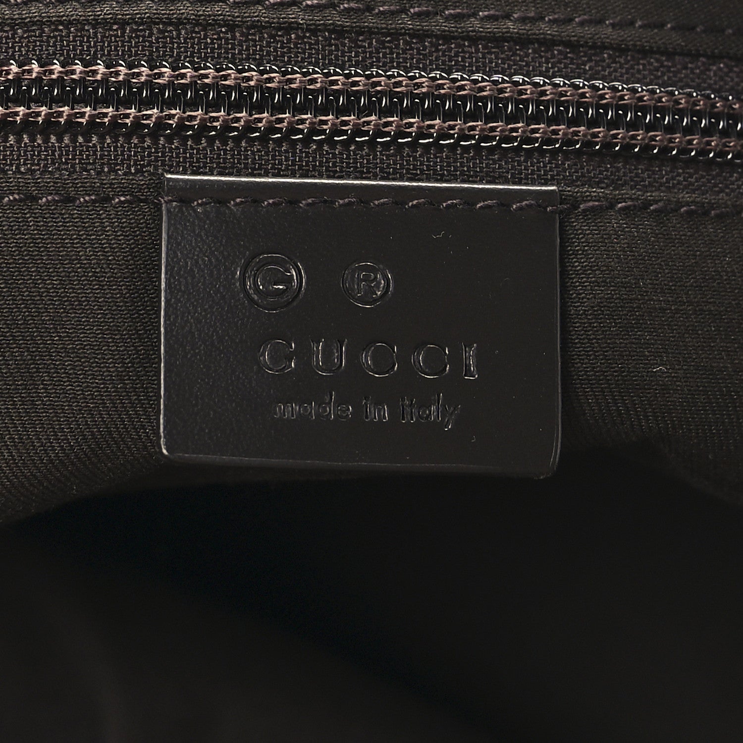 Gucci Nylon Monogram Messenger Bag Dark Brown 6 of 10