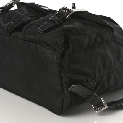 Prada Tessuto Nylon Vela Medium Backpack Black 9 of 13
