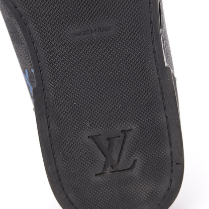 Louis Vuitton Damier Graphite Rope High Top Sneakers 6.5 Blue 8 of 12