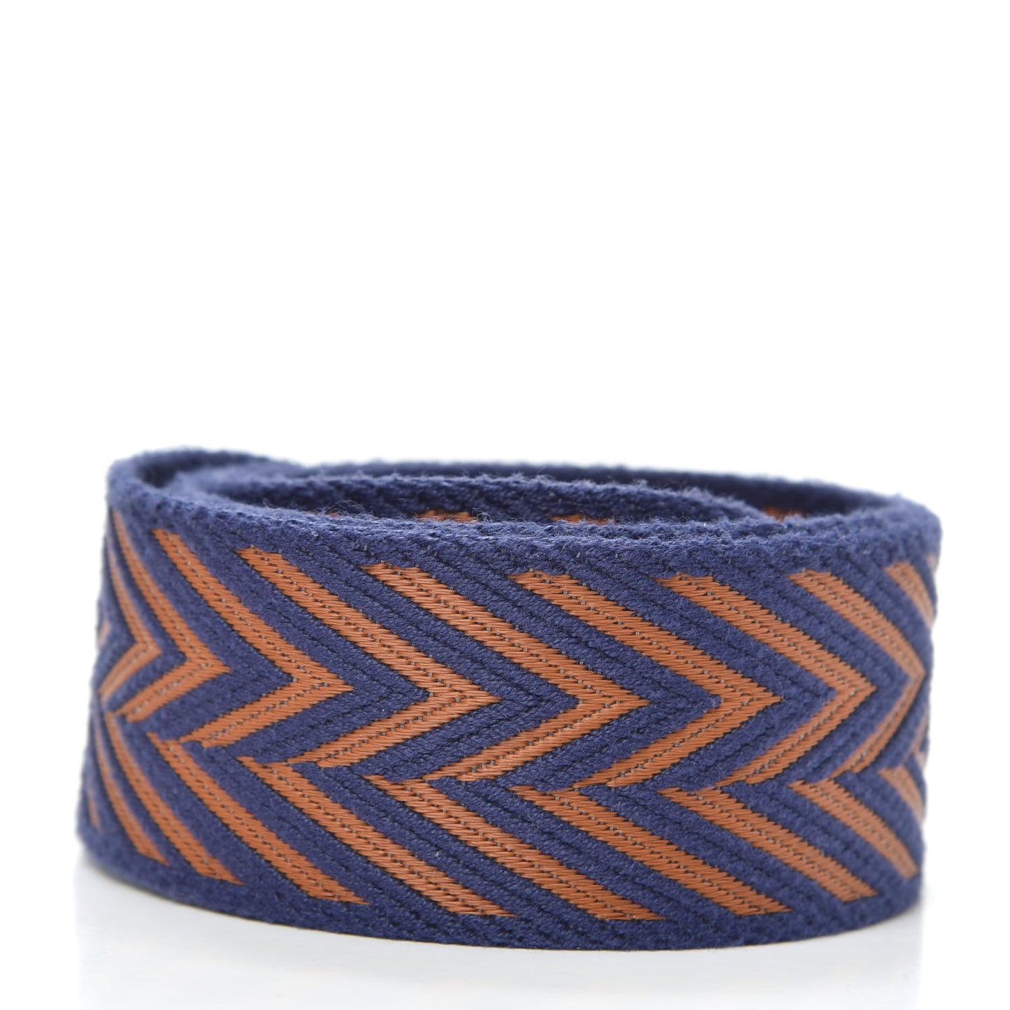 Toile Swift 50mm Sangle ZigZag Shoulder Strap Bleu Encre Gold