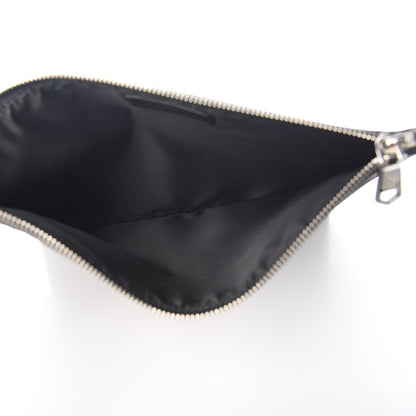 Givenchy Textured Coated Canvas Bambi Print Medium Cosmetic Pouch Black 4 of 7