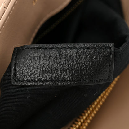 Saint Laurent Calfskin Y Quilted Monogram Medium Loulou Chain Satchel Natural Tan 7 of 12