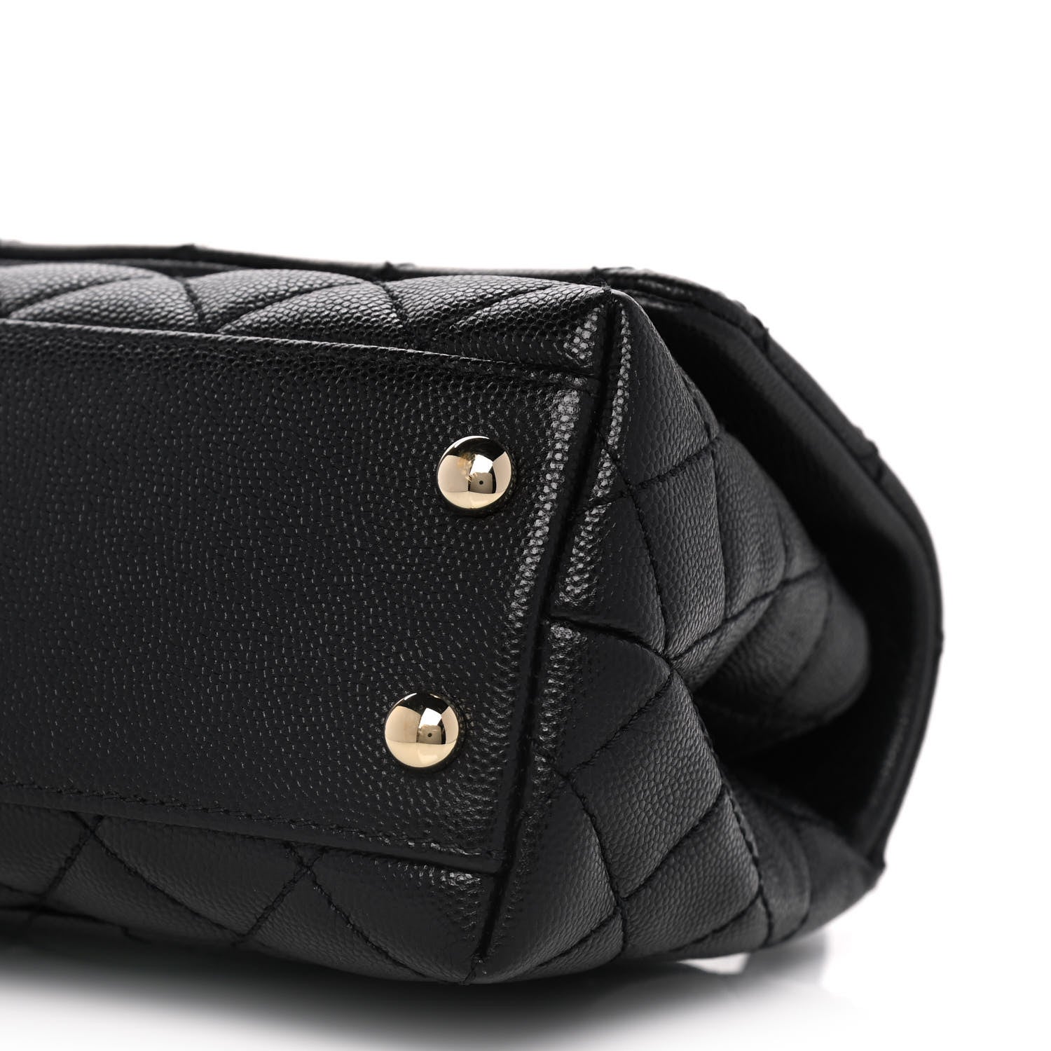 Chanel Caviar Quilted Extra Mini Coco Handle Flap Black 9 of 13