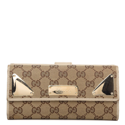 Gucci Monogram Indy Continental Wallet Off White 1 of 16