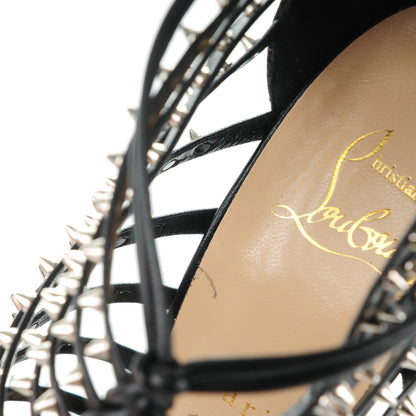 Christian Louboutin Kid Millaclou 100 Cage Sandals 36.5 Black 8 of 8