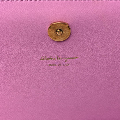Salvatore Ferragamo Printed Hammered Calfskin Gancini Minibag Multicolor 6 of 9