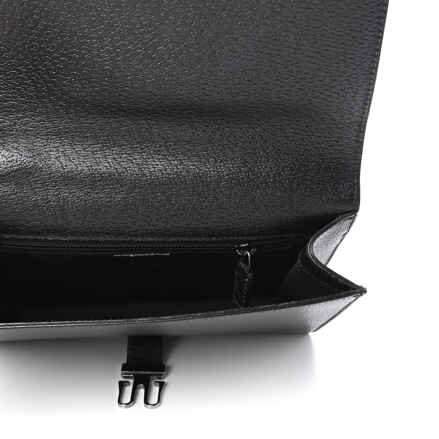 Gucci Calfskin Wristlet Clutch Black 5 of 11