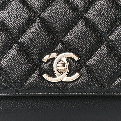 Chanel Caviar Quilted Medium Business Affinity Flap Black 8 of 10