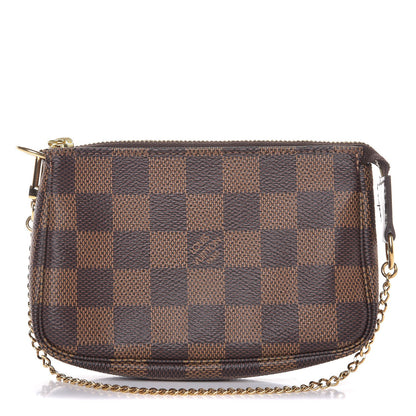 Louis Vuitton Damier Ebene Mini Pochette Accessories 1 of 7