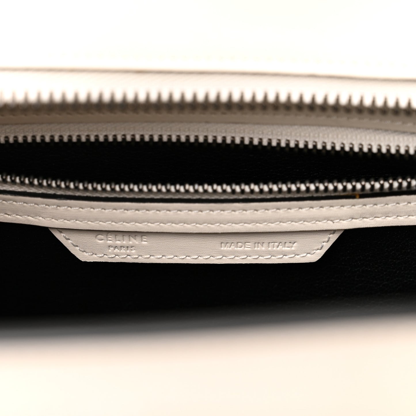 Smooth Calfskin Micro Luggage White