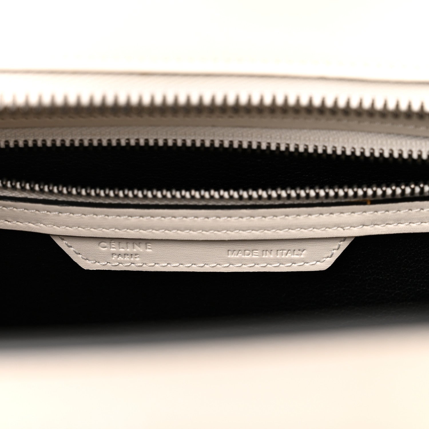 Celine Smooth Calfskin Micro Luggage White 7 of 11
