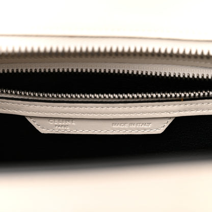 Celine Smooth Calfskin Micro Luggage White 7 of 11