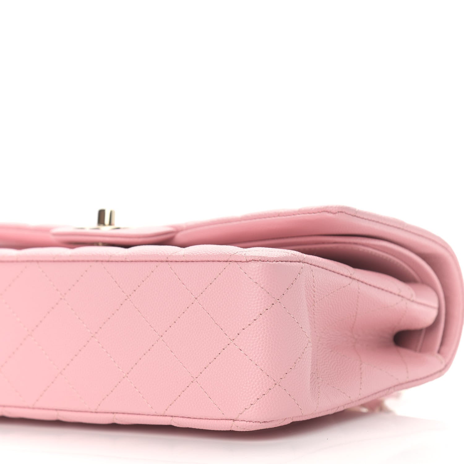 Chanel Caviar Quilted Medium Double Flap Pink 8 of 8