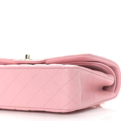 Chanel Caviar Quilted Medium Double Flap Pink 8 of 8