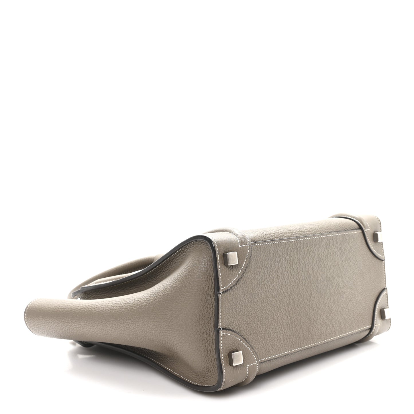 Drummed Calfskin Micro Luggage Souris