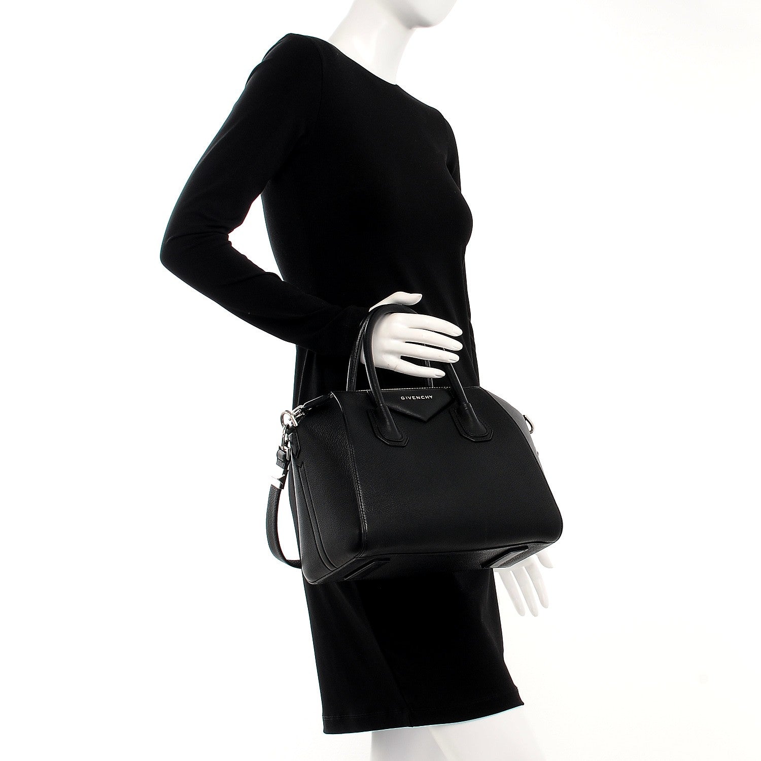 Givenchy Sugar Goatskin Small Antigona Black 2 of 13