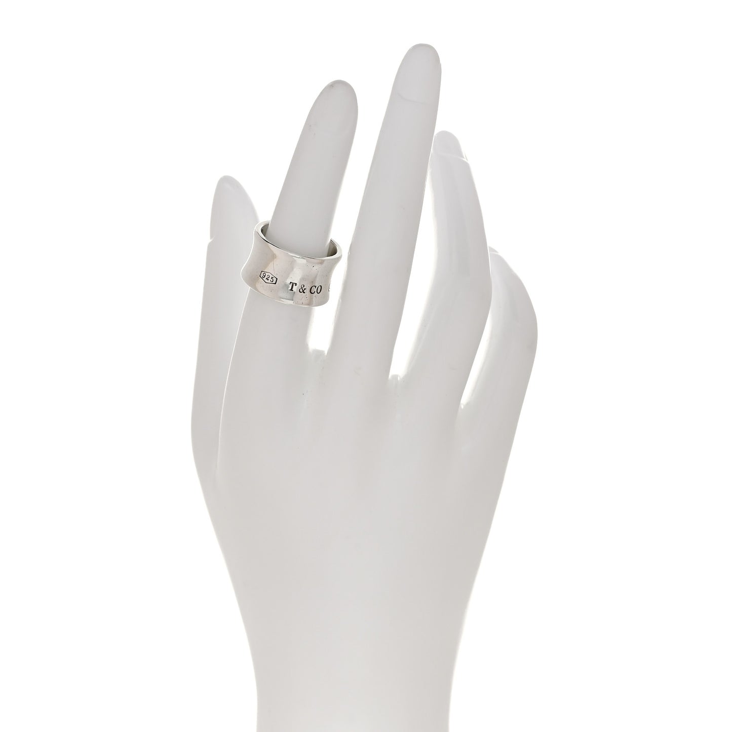 Sterling Silver Wide 1837 Ring 51 5.75