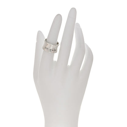 Tiffany Sterling Silver Wide 1837 Ring 51 5.75 2 of 7