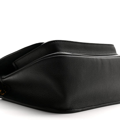 Louis Vuitton Grained Calfskin Lockme Chain Bag PM Black 8 of 9