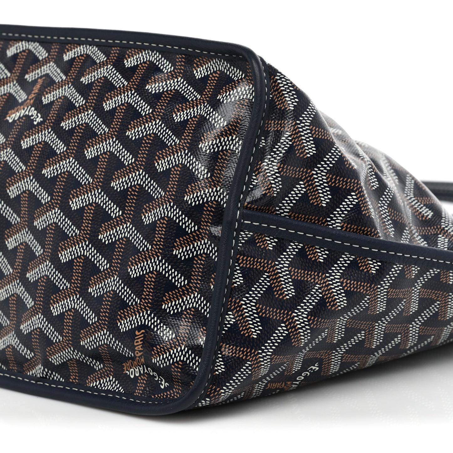 Goyardine Reversible Anjou PM Navy