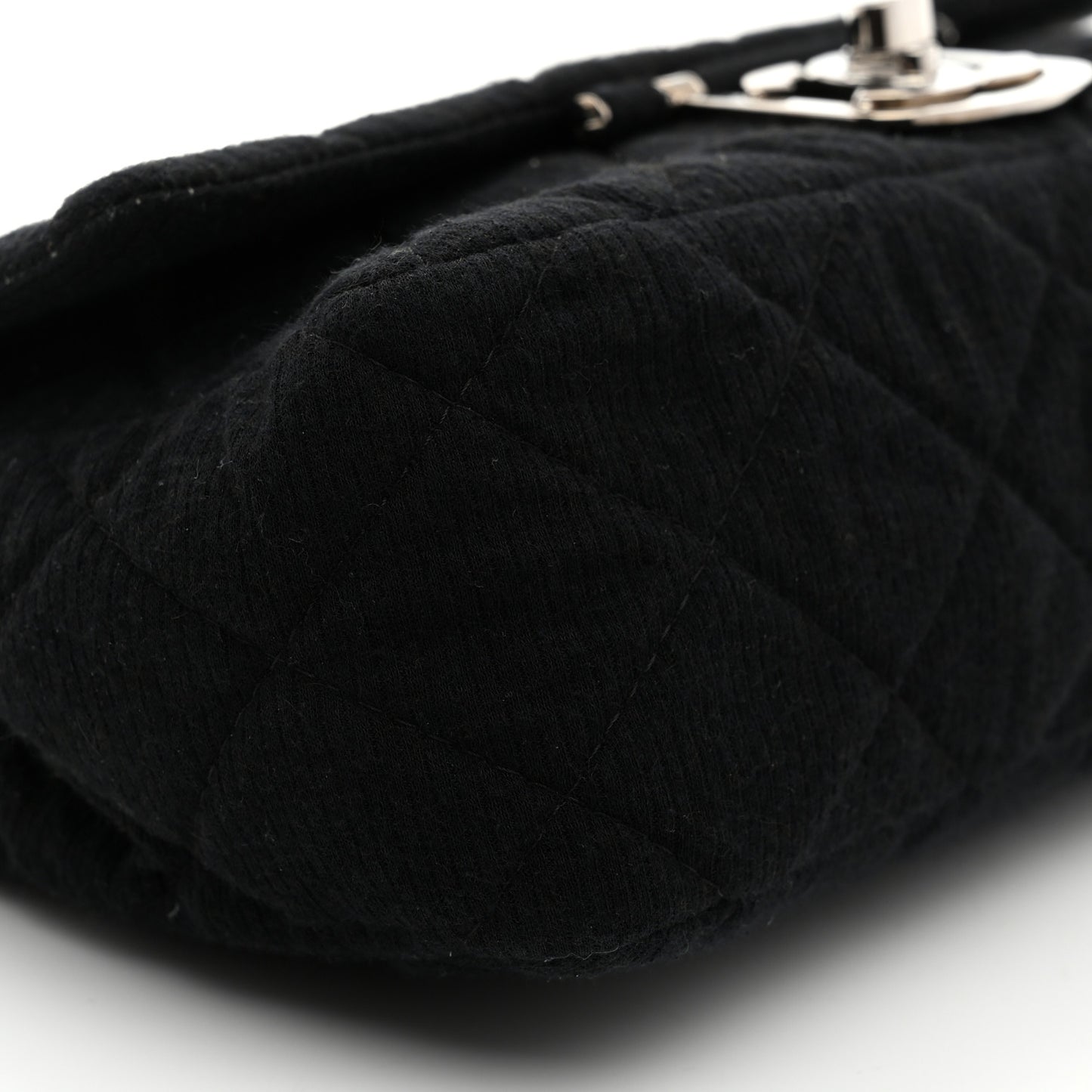 Fabric Quilted Le Marais Flap Black