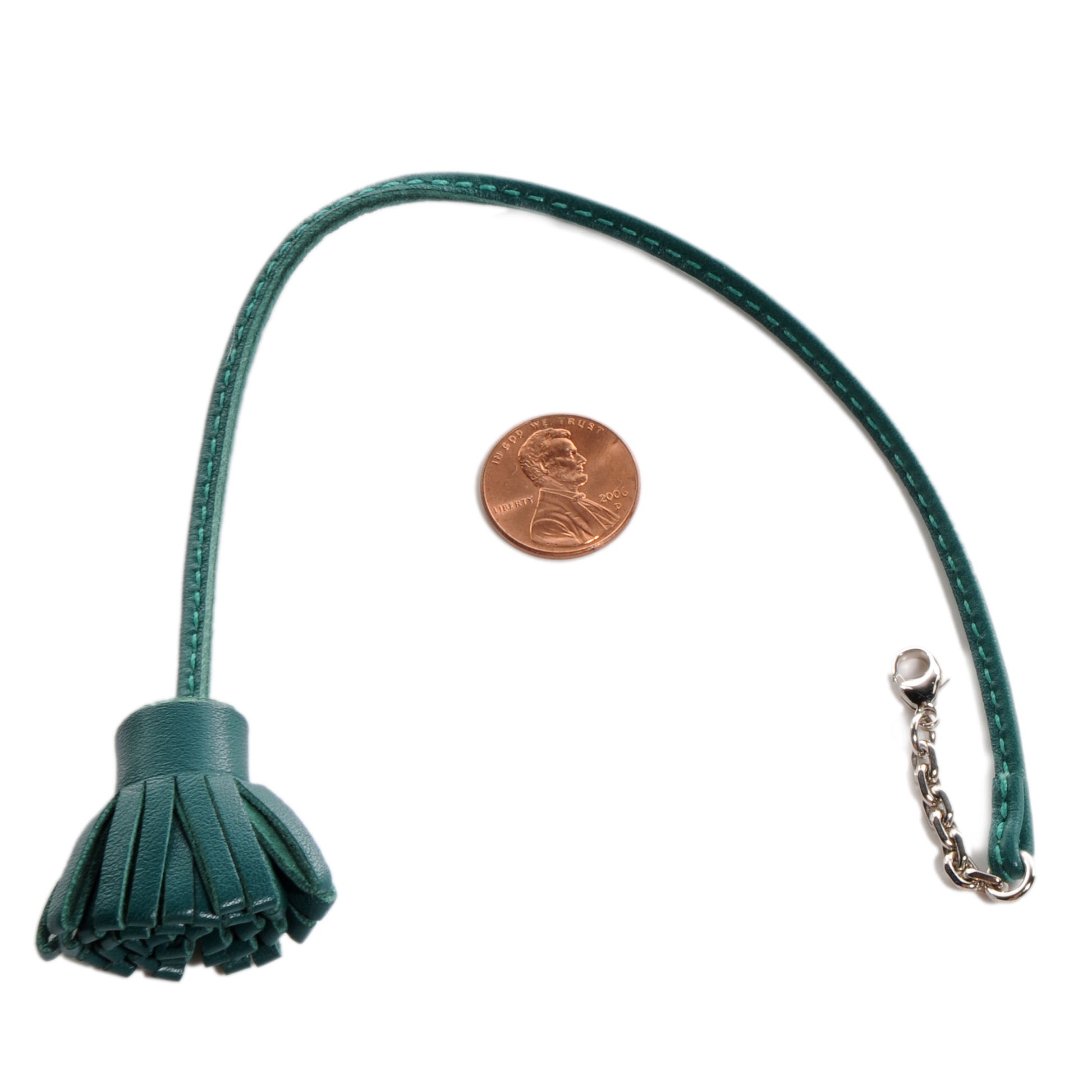 Hermes Lambskin Notebook Page Marker Carmencita GM Malachite 2 of 3