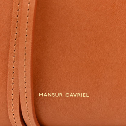 Mansur Gavriel Vegetable Tanned Calfskin Mini Backpack Cammello Rosa 6 of 10