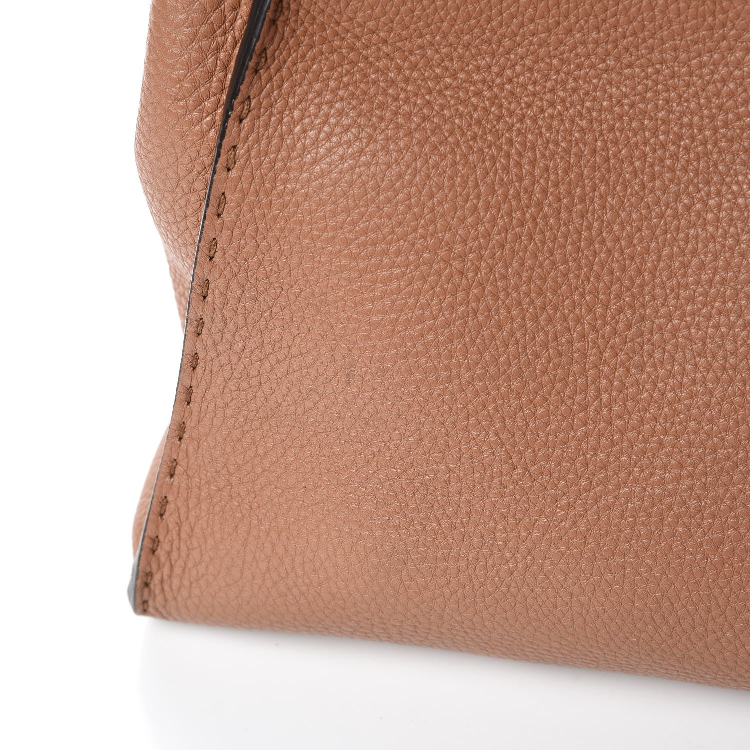 Fendi Cuoio Romano Selleria Bi-Color Medium Peekaboo Iconic Satchel Mou Deserto 14 of 15