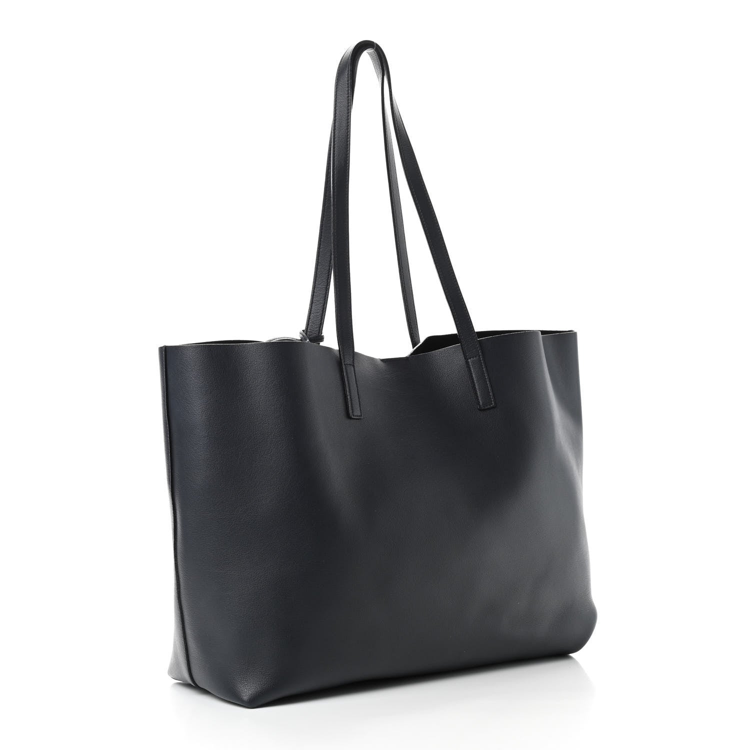 Saint Laurent Calfskin Large Shopping Tote Black 3 of 8