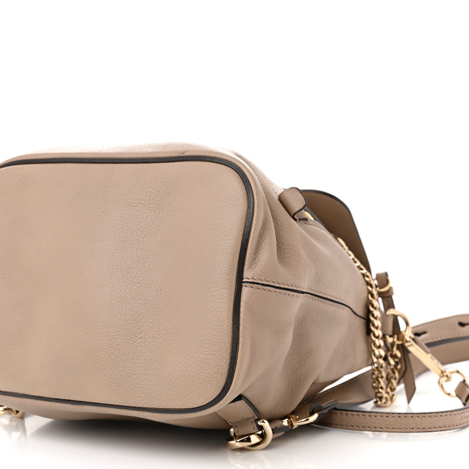Chloe Suede Calfskin Medium Faye Backpack Motty Grey 10 of 11