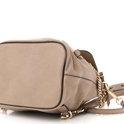 Chloe Suede Calfskin Medium Faye Backpack Motty Grey 10 of 11