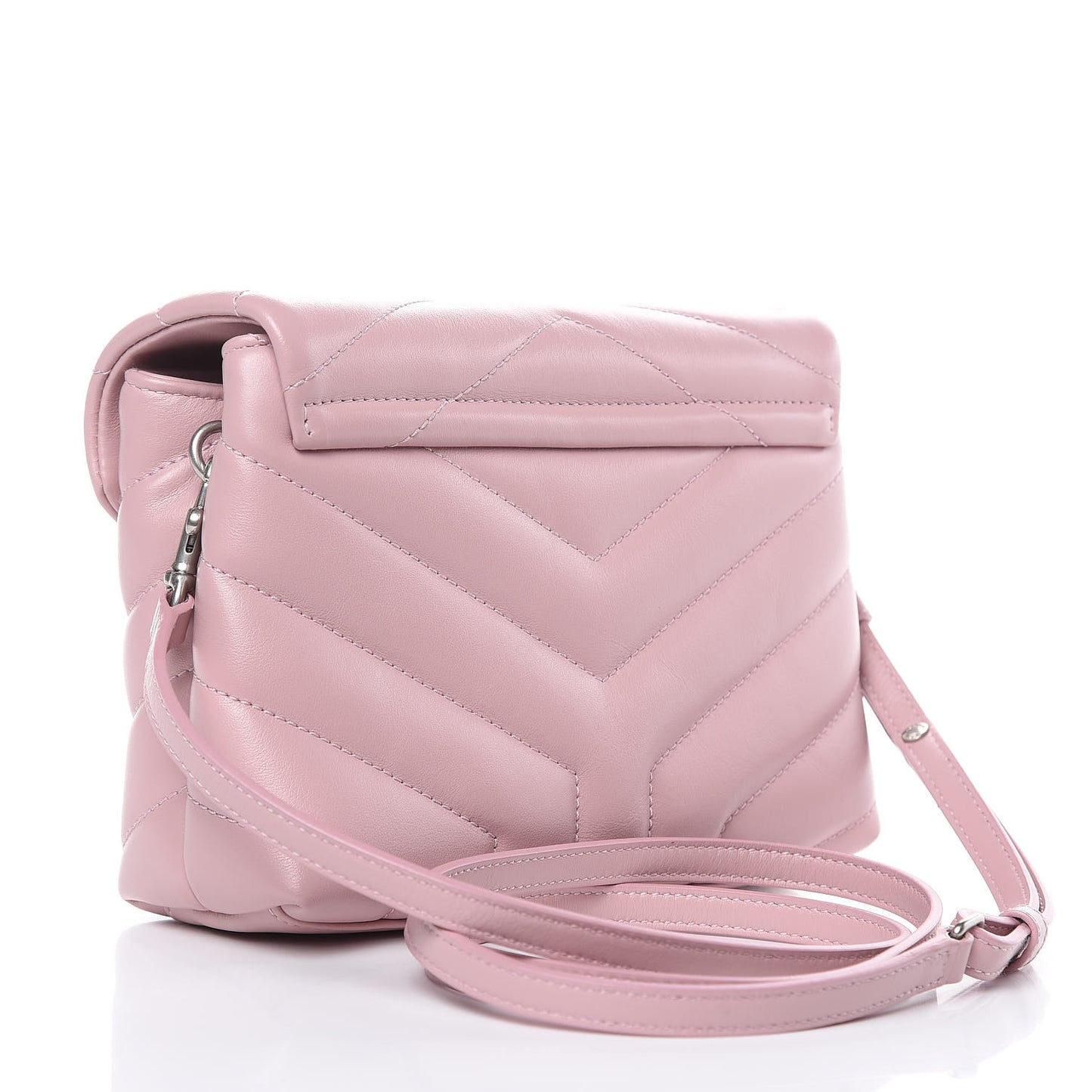 Calfskin Y Quilted Monogram Toy Loulou Crossbody Bag Tender Pink