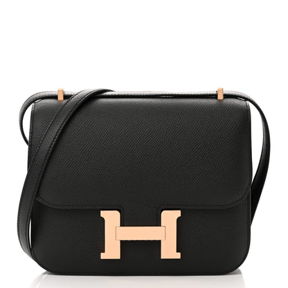 Hermes Epsom Constance 18 Black 3 of 12