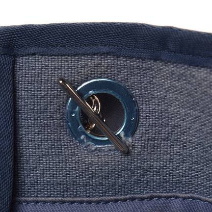 Chanel Canvas Large Deauville Tote Denim Blue 8 of 14