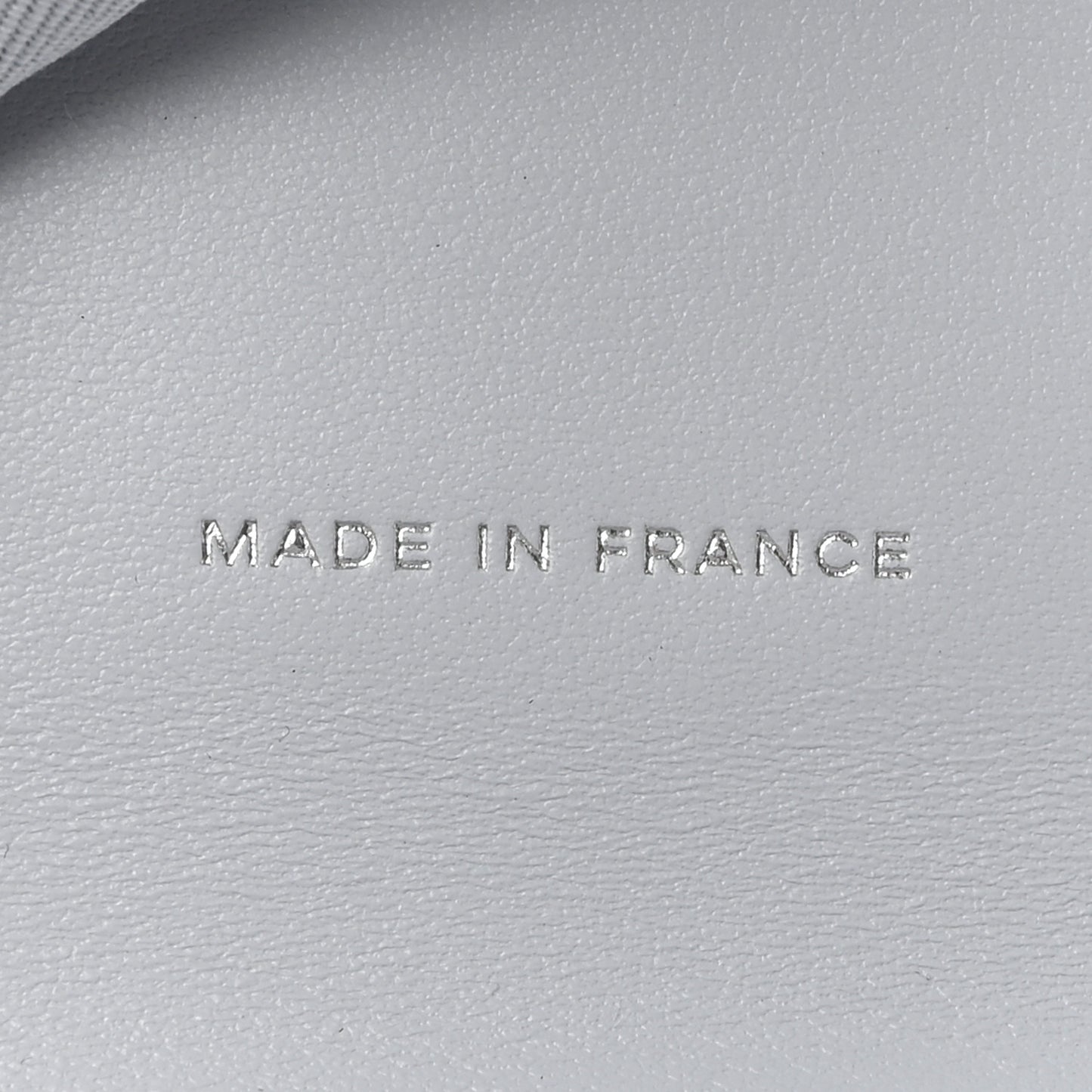 Caviar Quilted Compact Flap Wallet Light Grey