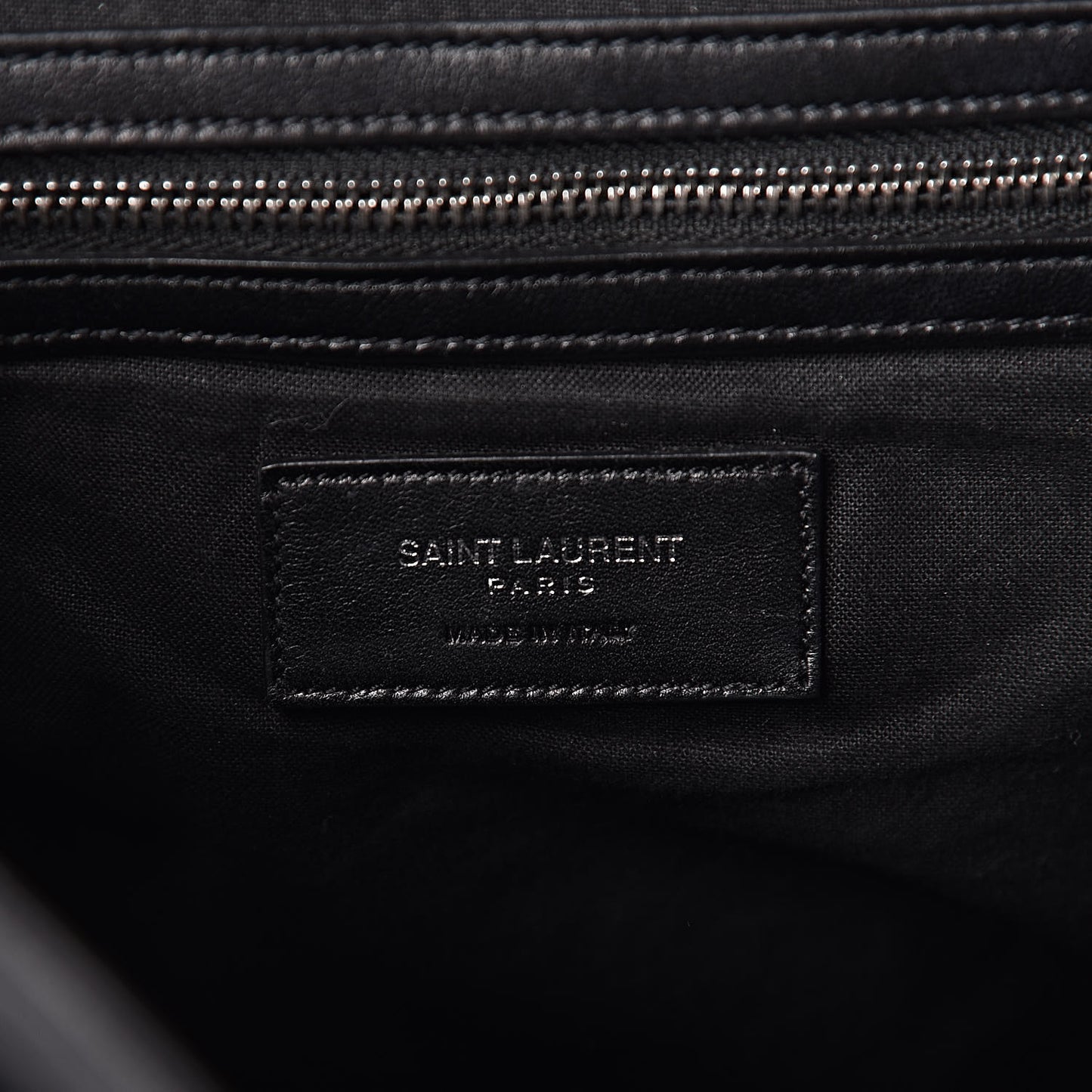 Calfskin Fringe Festival Backpack Black