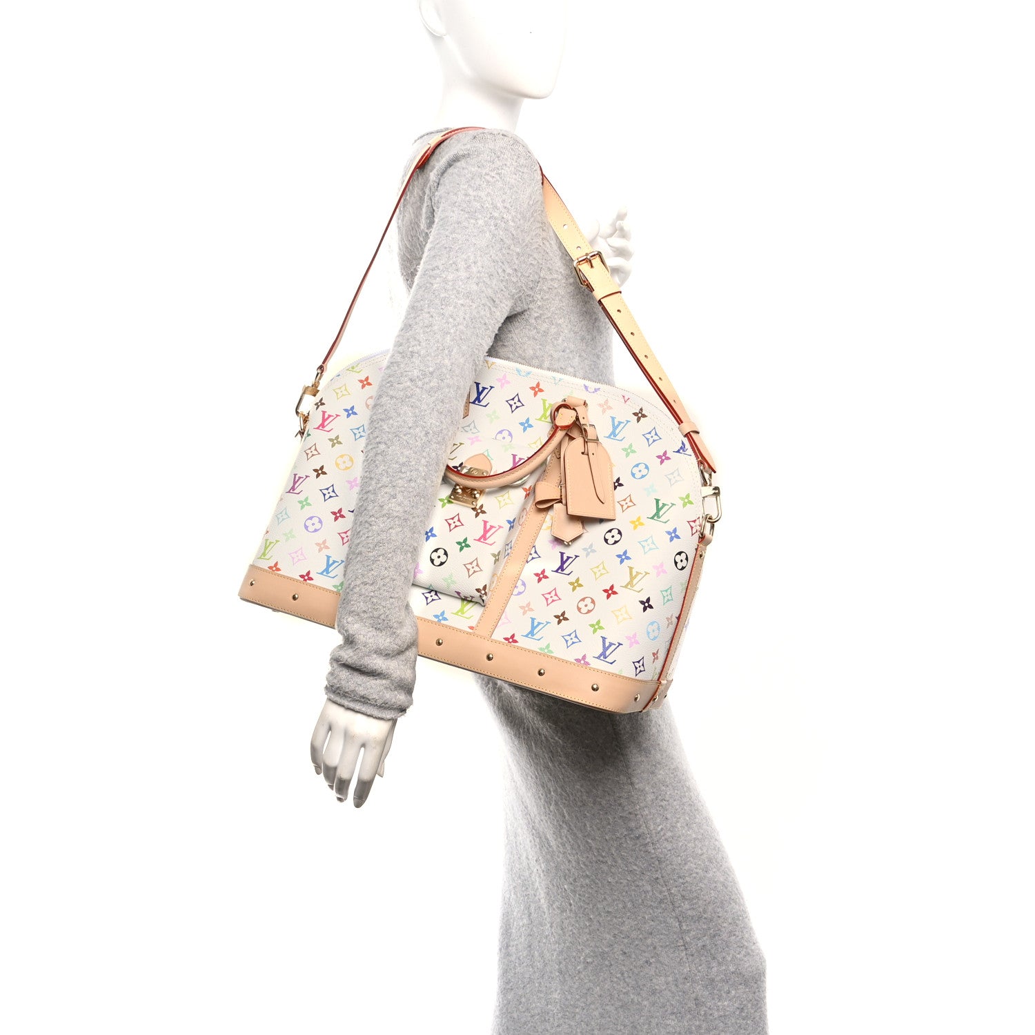 Louis Vuitton LV x TM Monogram Multicolor Alma Travel White