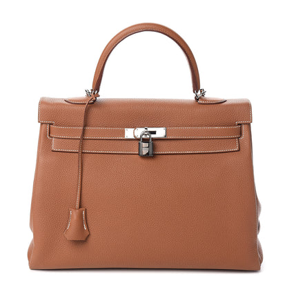 Hermes Togo Kelly Retourne 35 Gold 1 of 34