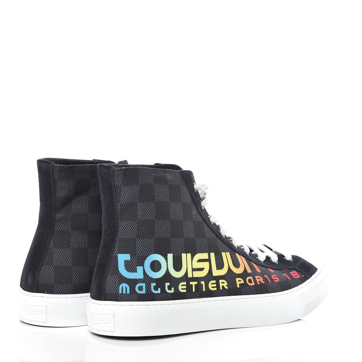 Louis Vuitton Damier Cobalt Tattoo Sneaker Boots 9 4 of 8