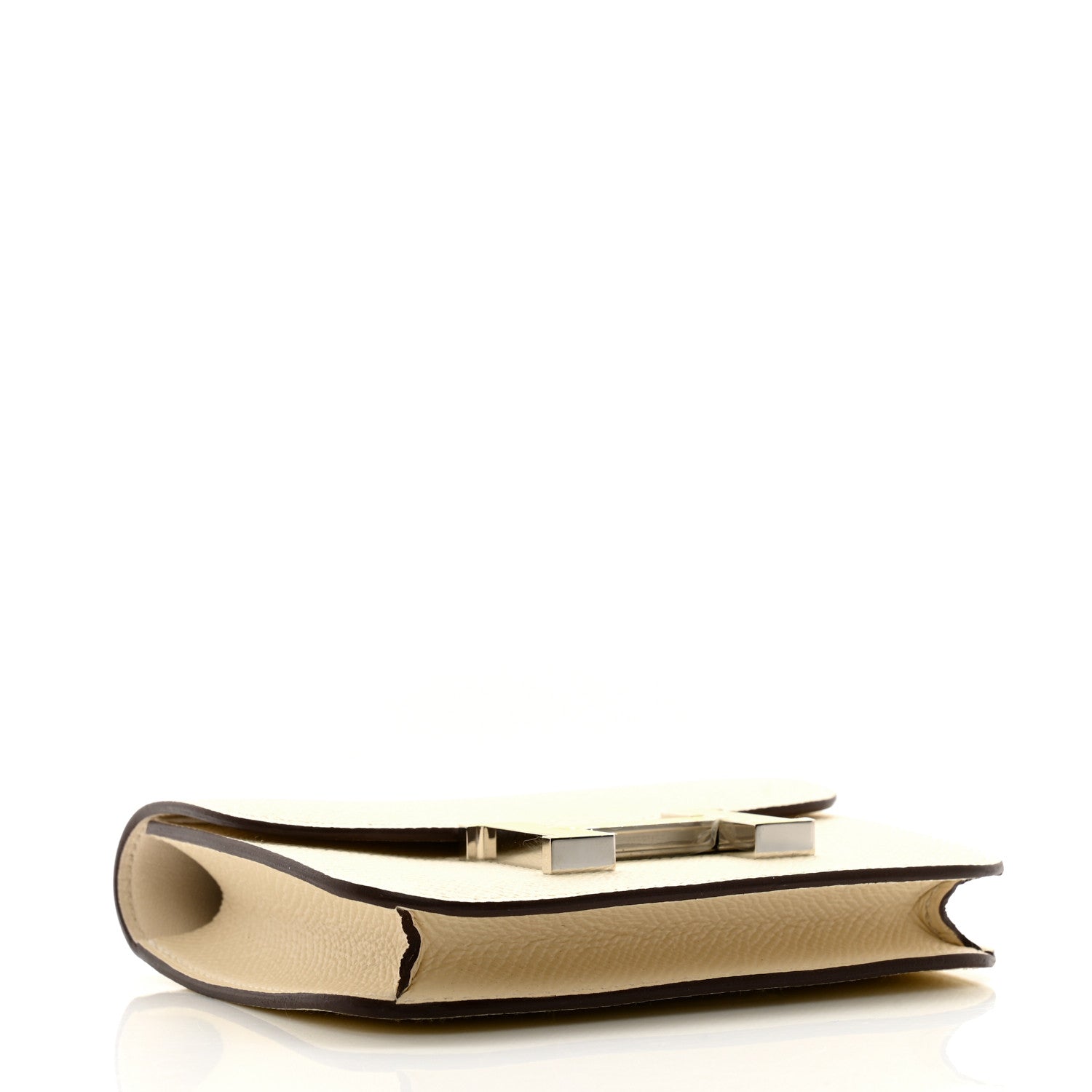 Hermes Epsom Constance Slim Wallet Nata Jaune Soleil 5 of 9