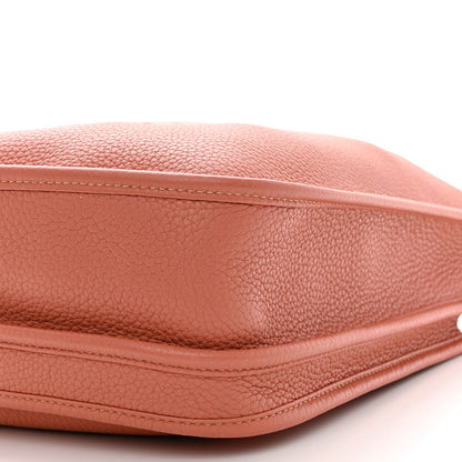 Hermes Taurillon Clemence Evelyne III PM Crevette 10 of 10
