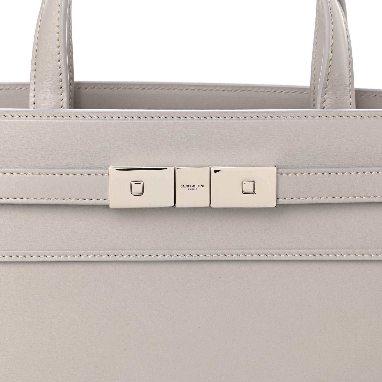 Calfskin Small Manhattan Shopper Tote Granite