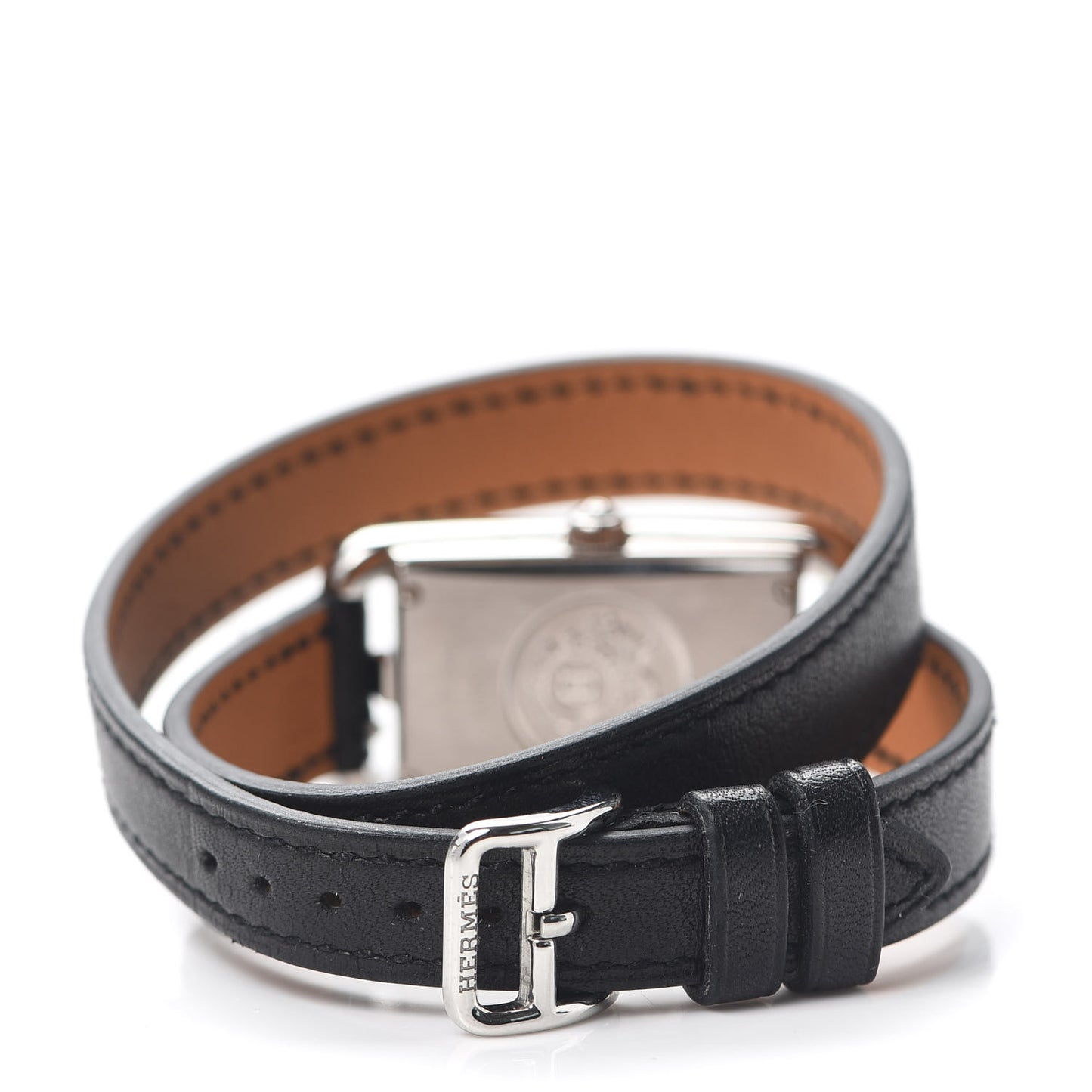 Stainless Steel Barenia 20mm Nantucket Double Tour Quartz Watch Noir