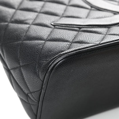 Chanel Caviar Quilted Medallion Tote Black 9 of 15