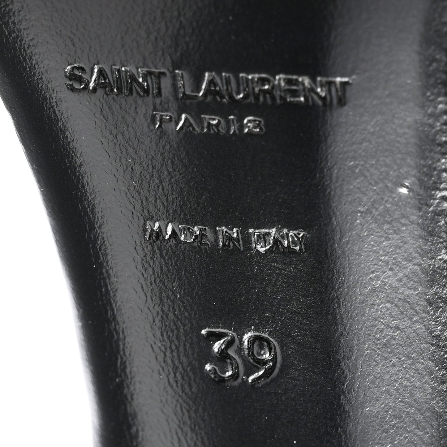 Satin Oud Buckle Sandals 39 Black